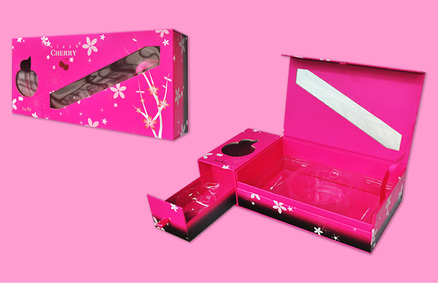 Packaging gift box (pull-out shaped box)